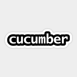 Cucumber Sticker